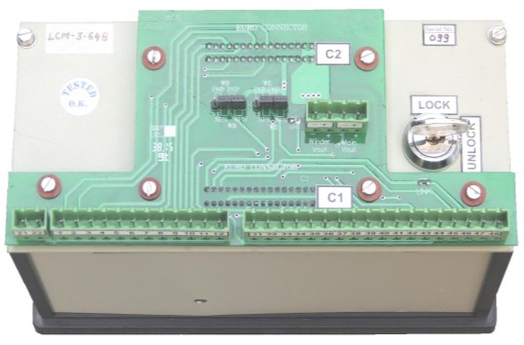 Back view of LCM box